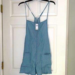 NWT: Aerie jean romper.